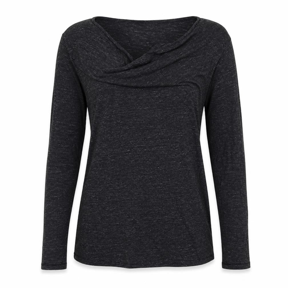 Front view of Gap women’s grey knit jumper, size M