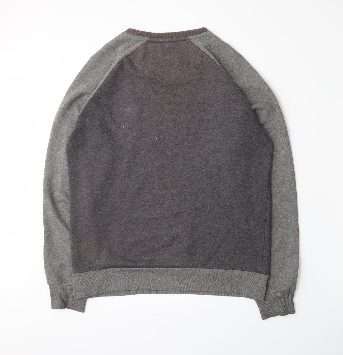 Brave Soul Mens Grey  Jersey Pullover Sweatshirt Size S