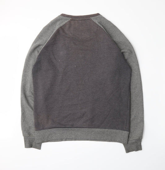 Brave Soul Mens Grey  Jersey Pullover Sweatshirt Size S