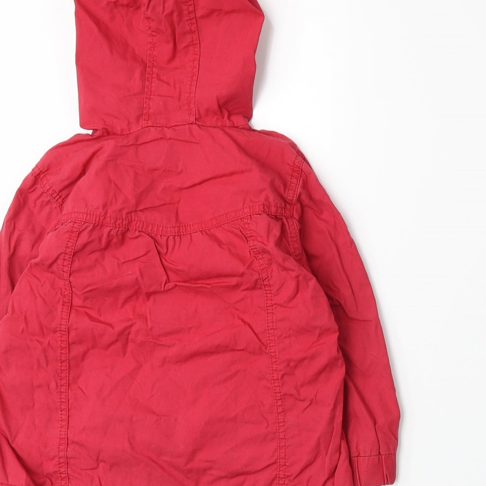 NEXT Girls Red   Basic Coat Coat Size 2-3 Years