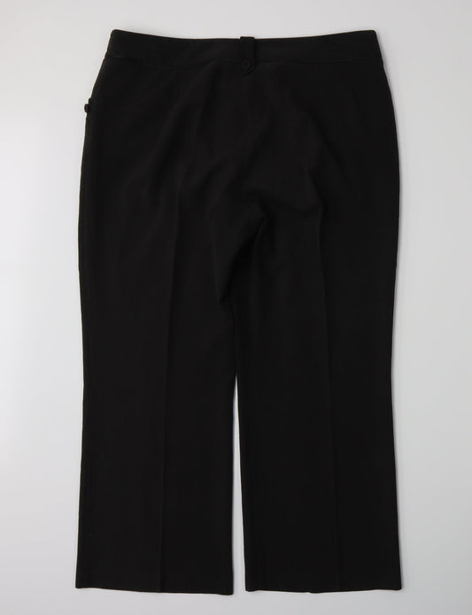 M&Co Womens Grey   Trousers  Size 16 L26 in