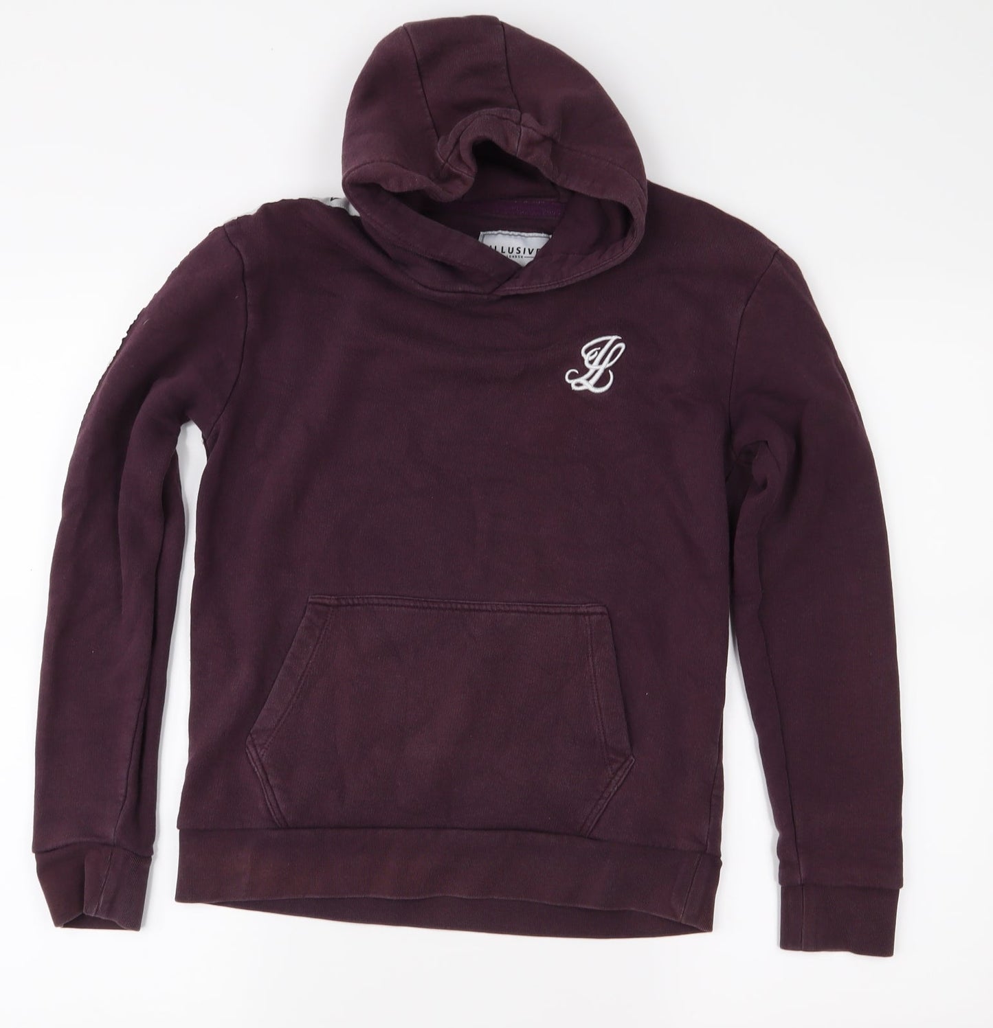 Illusive Girls Purple  Jersey Pullover Hoodie Size 13-14 Years