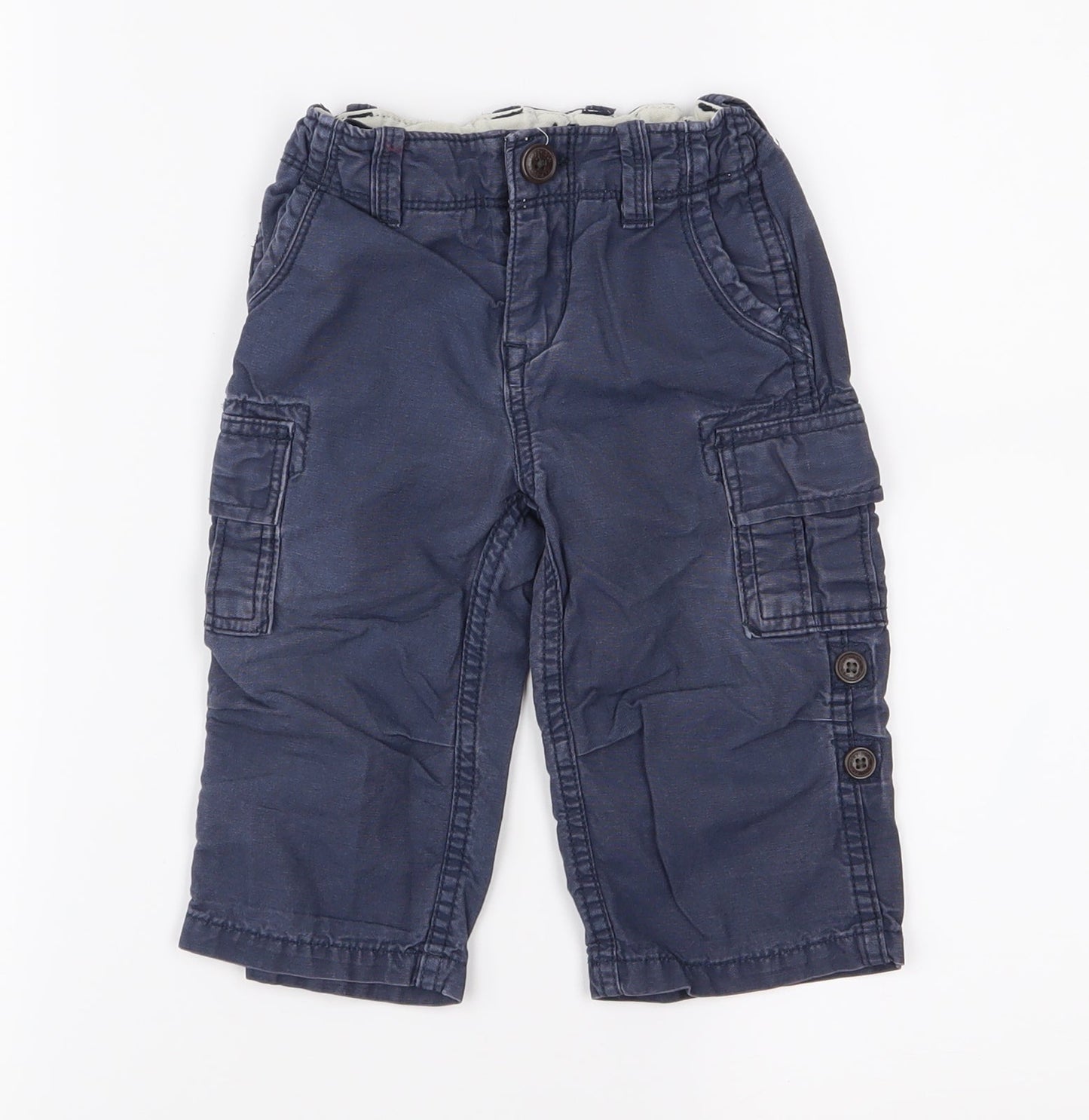 Gap Boys Blue   Cargo Trousers Size 12-18 Months
