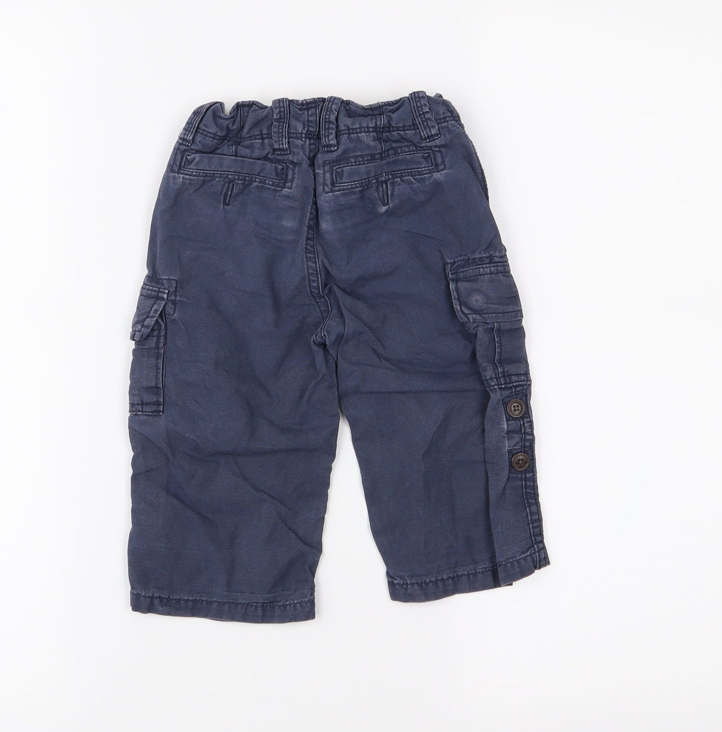 Gap Boys Blue   Cargo Trousers Size 12-18 Months