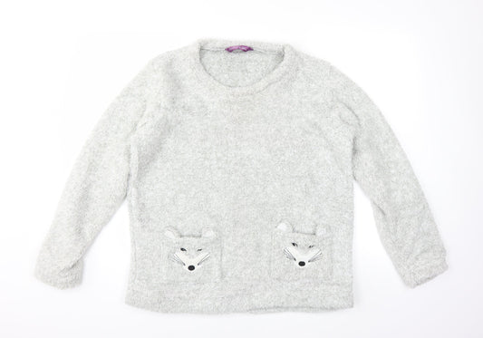 Foxbury Womens Grey   Pullover Jumper Size 16