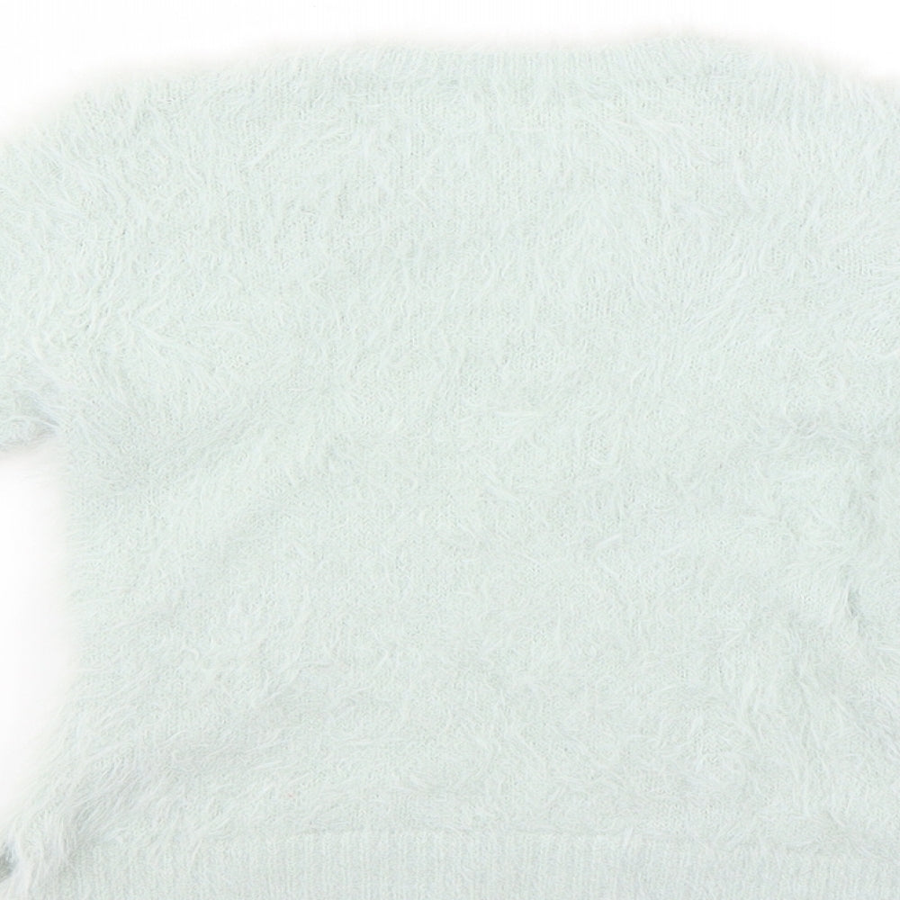 H&M Girls Green   Pullover Jumper Size 2-3 Years