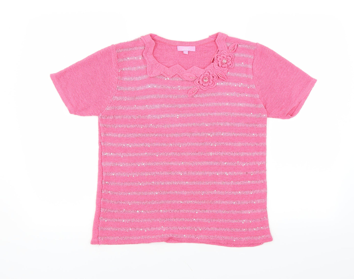 Sarah Hamilton Womens Pink   Pullover Jumper Size S