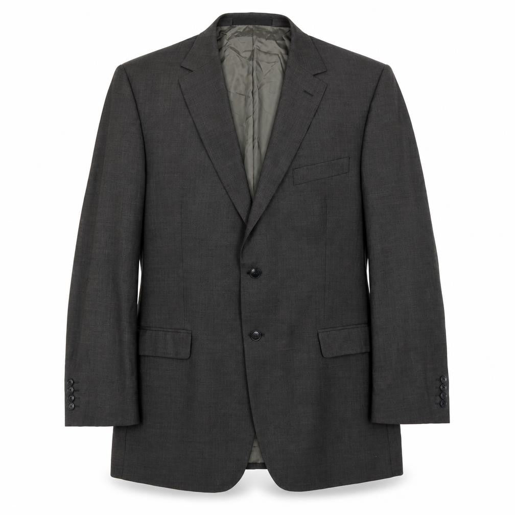 Front view of Marks & Spencer men’s grey jacket suit jacket, size 44