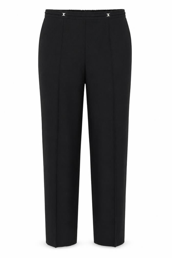 Preworn Womens Black   Trousers  Size 32 in L27 in