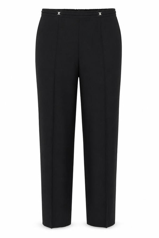 Preworn Womens Black   Trousers  Size 32 in L27 in