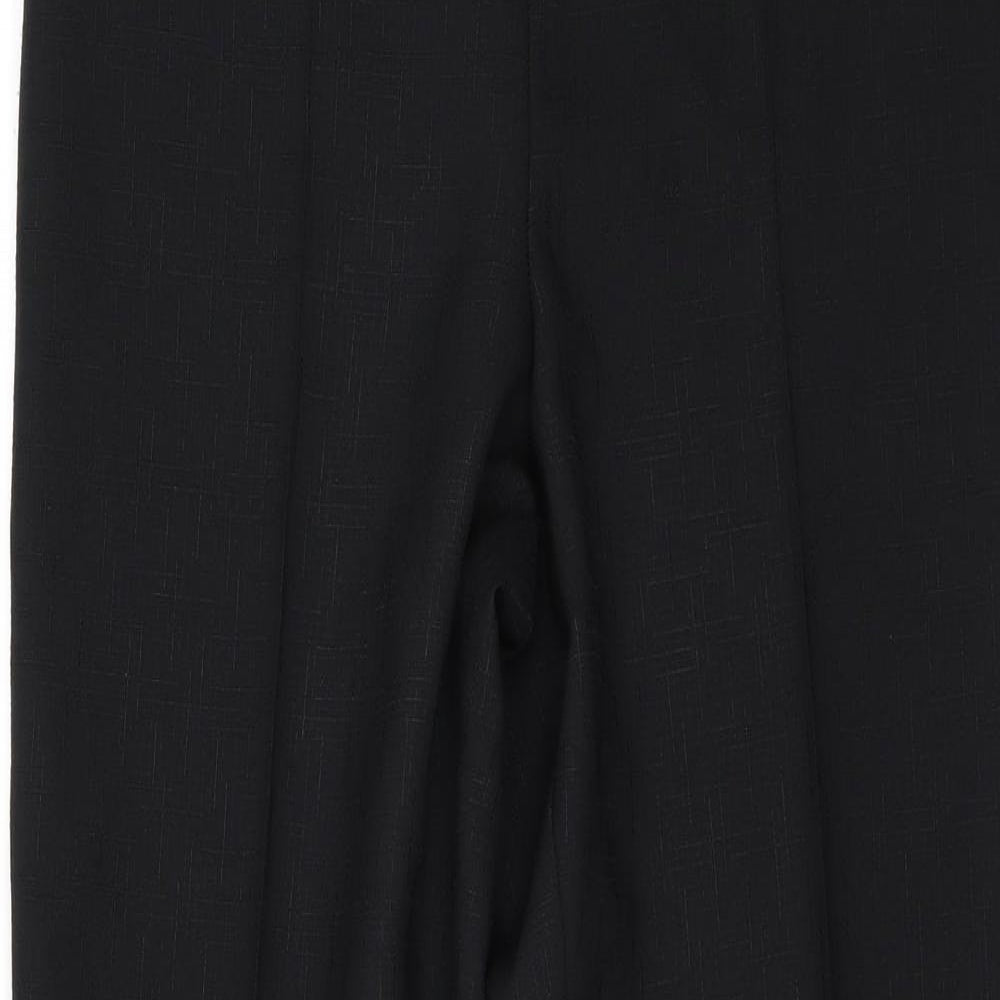Preworn Womens Black   Trousers  Size 32 in L27 in