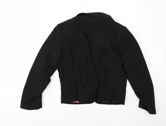 Divided by H&M Womens Black   Jacket  Size 14  - gathered sleeves