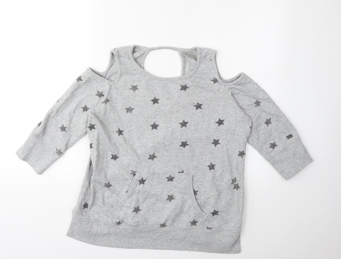 Preworn Womens Grey   Pullover Sweatshirt Size M