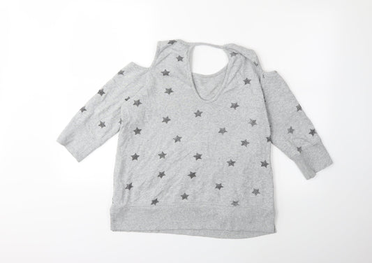 Preworn Womens Grey   Pullover Sweatshirt Size M