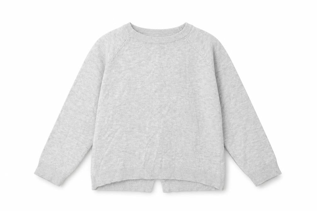 Front view of Zara girls’ green knit jumper, size 7, years