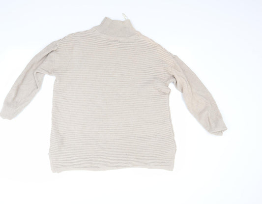 Monsoon Womens Beige   Pullover Jumper Size M