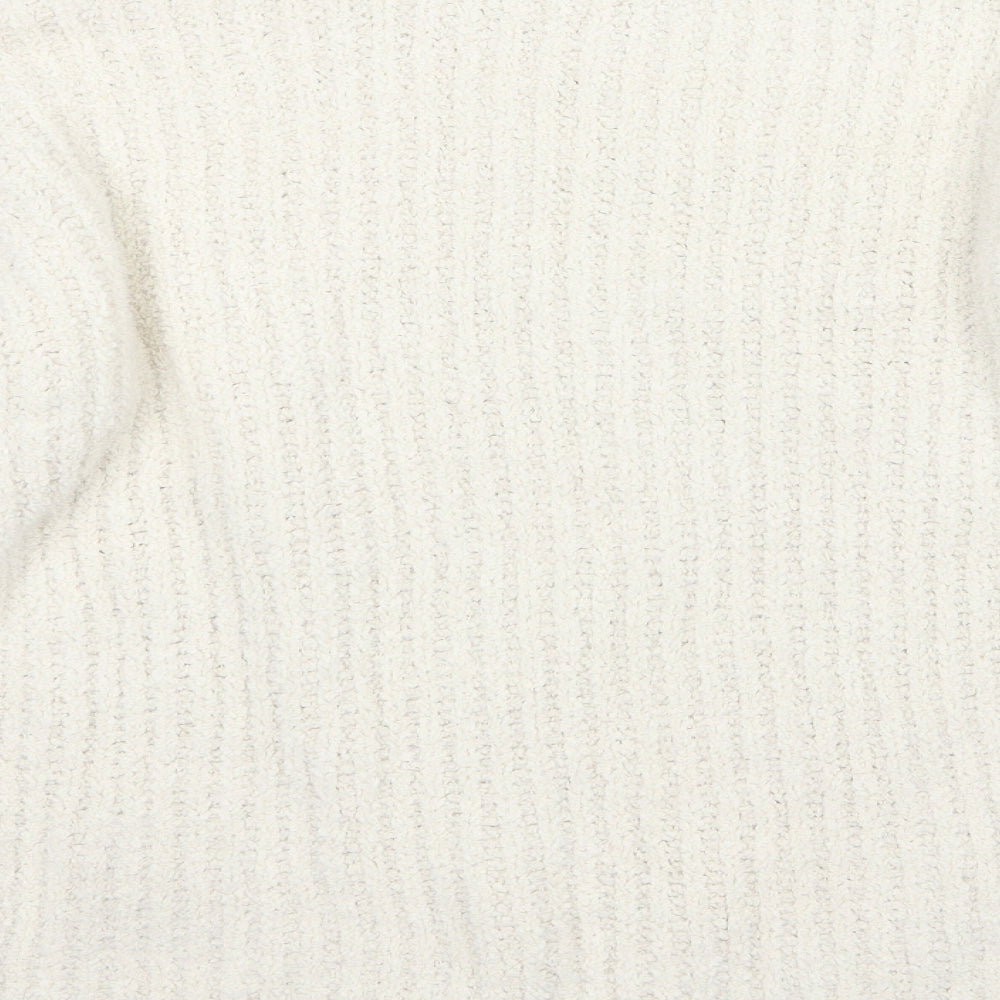 Papaya Womens Ivory  Knit Pullover Jumper Size M