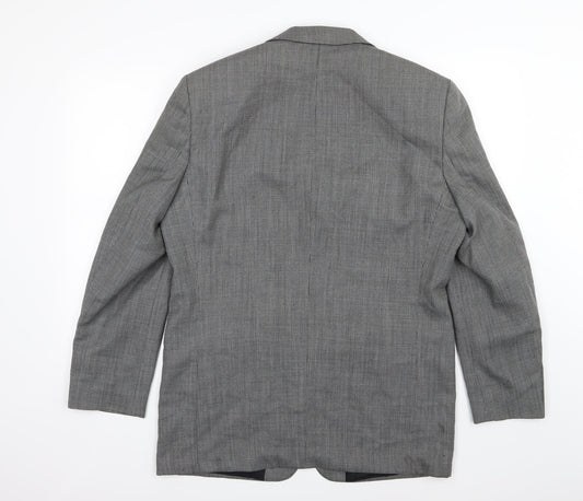 Conberti Mens Grey   Jacket Suit Jacket Size 40