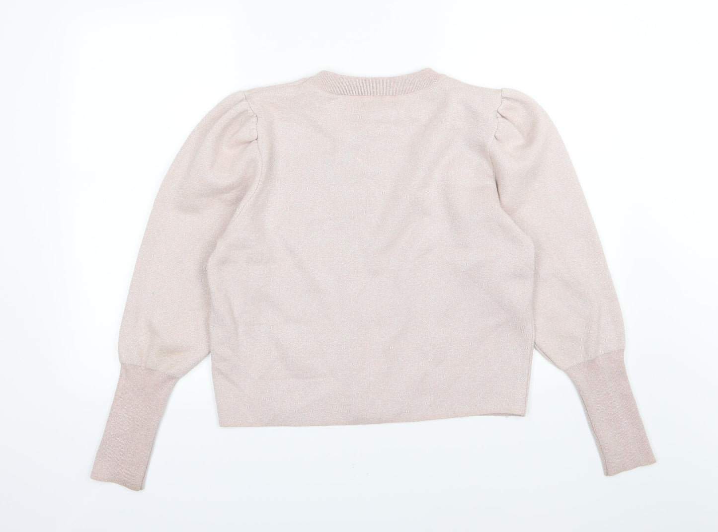 New Look Womens Pink  Knit Pullover Jumper Size 14