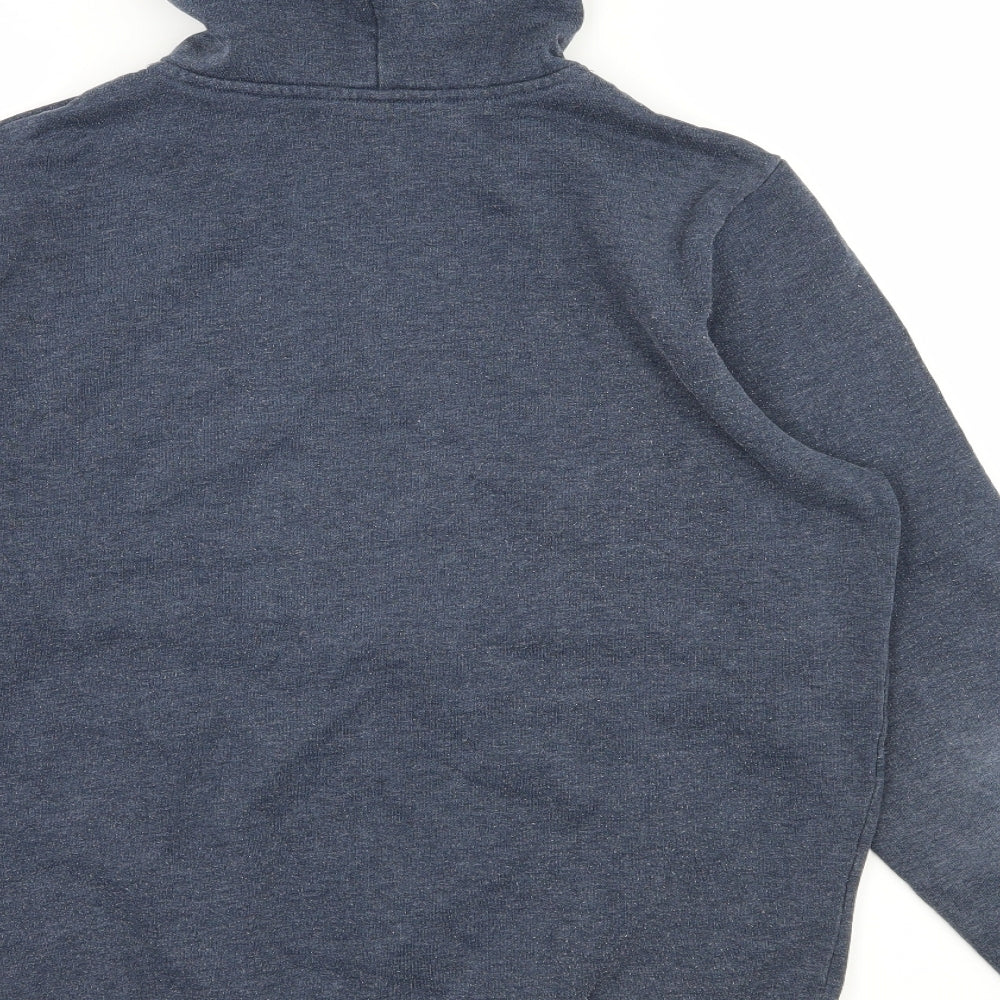Divided by H&M Mens Blue  Jersey Pullover Hoodie Size S