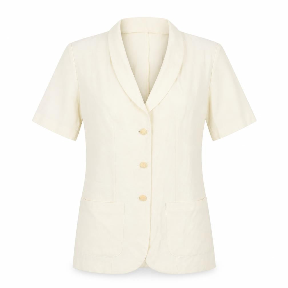 Preworn Womens Ivory   Jacket  Size 10