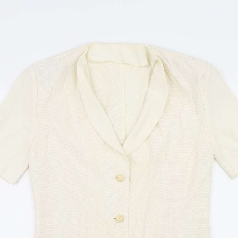 Preworn Womens Ivory   Jacket  Size 10