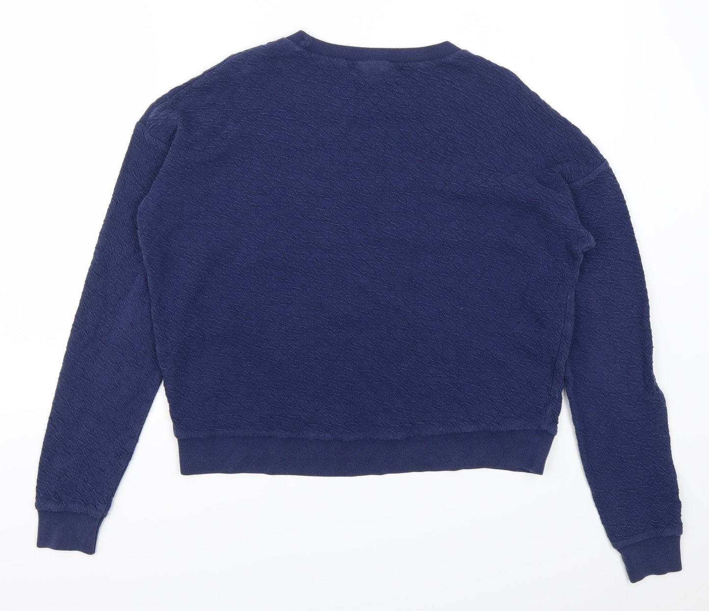 Topshop Womens Blue   Pullover Sweatshirt Size 10