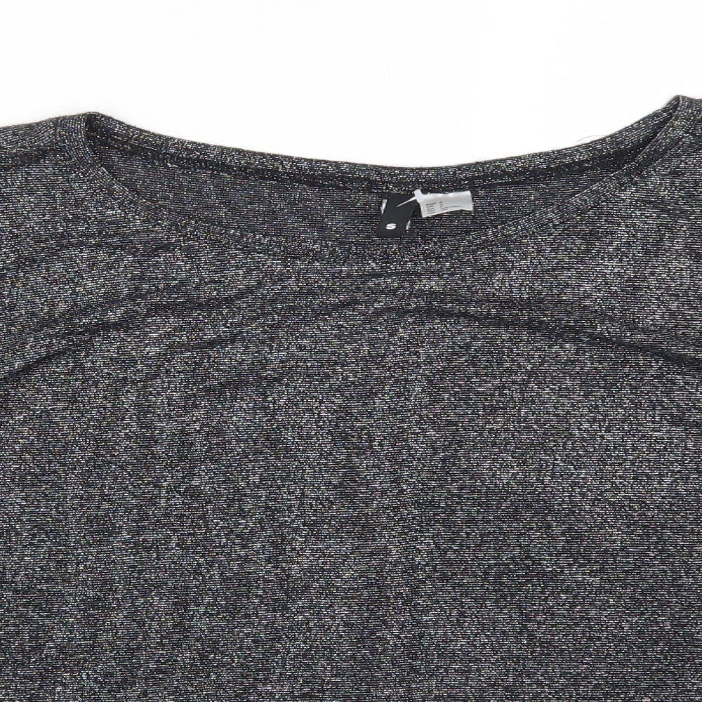 H&M Womens Grey   Basic T-Shirt Size S
