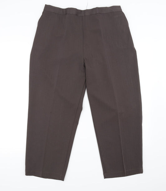 Preworn Womens Brown   Trousers  Size 22 in L25 in