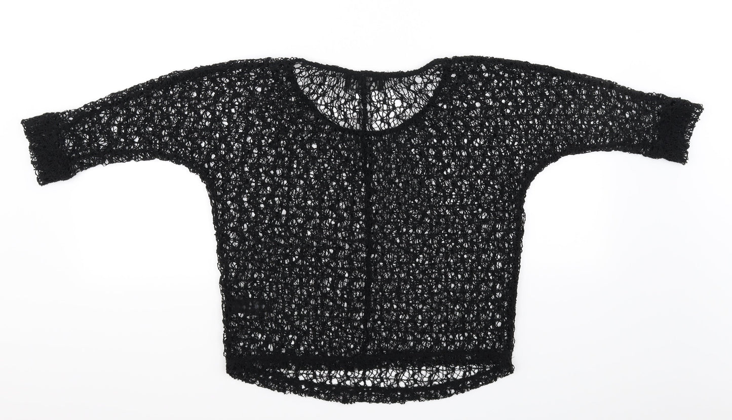 NEXT Womens Black   Pullover Jumper Size 6