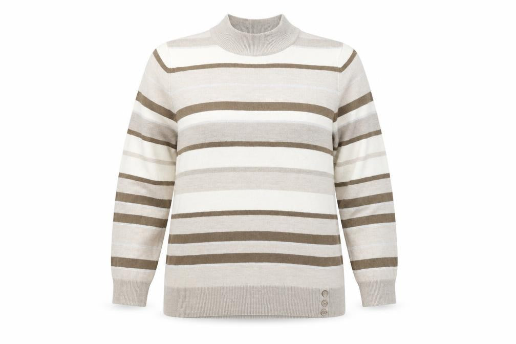 Front view of Profile women’s brown jumper, size UK 20