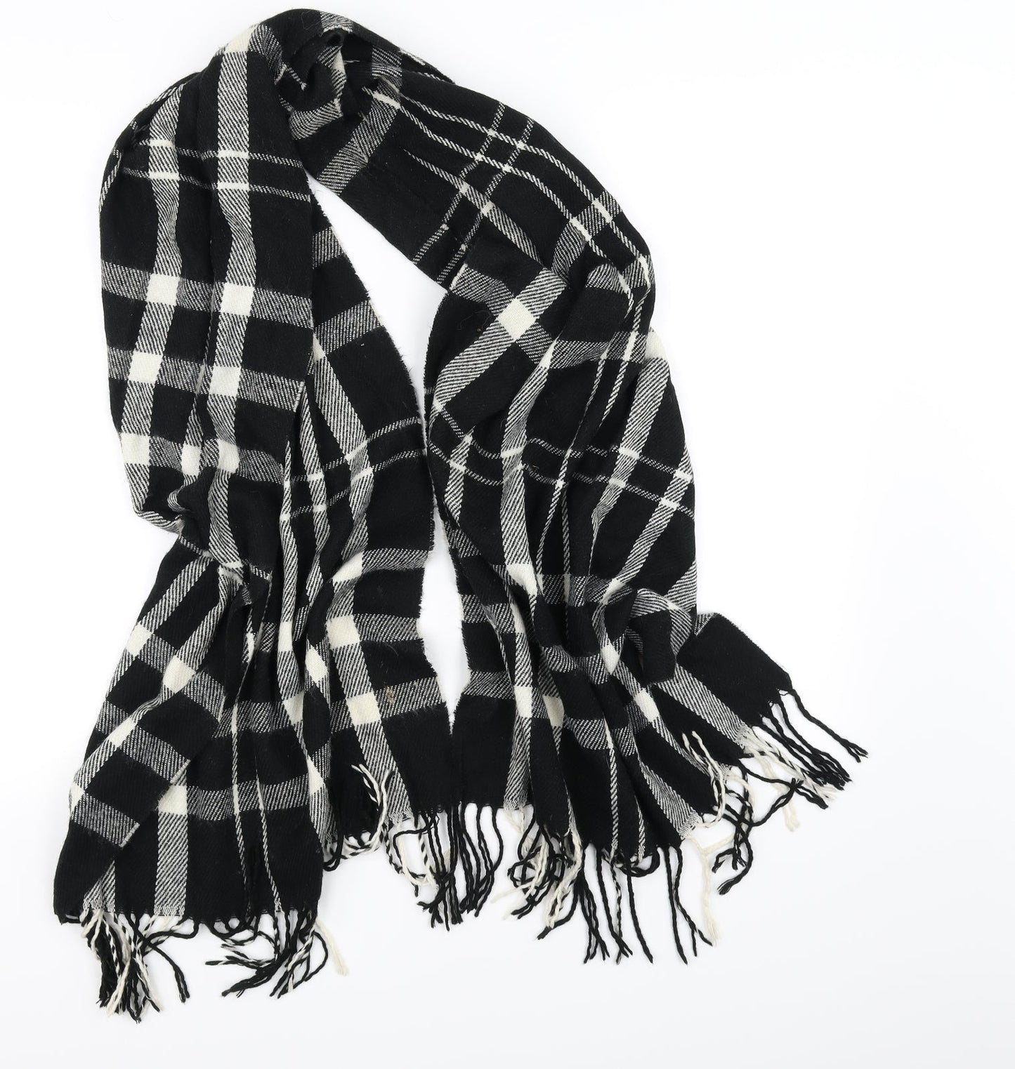 Preworn  Black Check   Shawl/Wrap