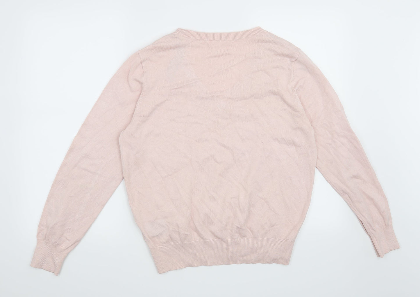 H&M Womens Pink   Pullover Jumper Size M