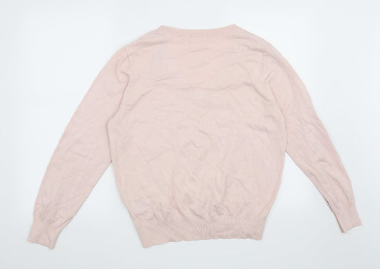 H&M Womens Pink   Pullover Jumper Size M