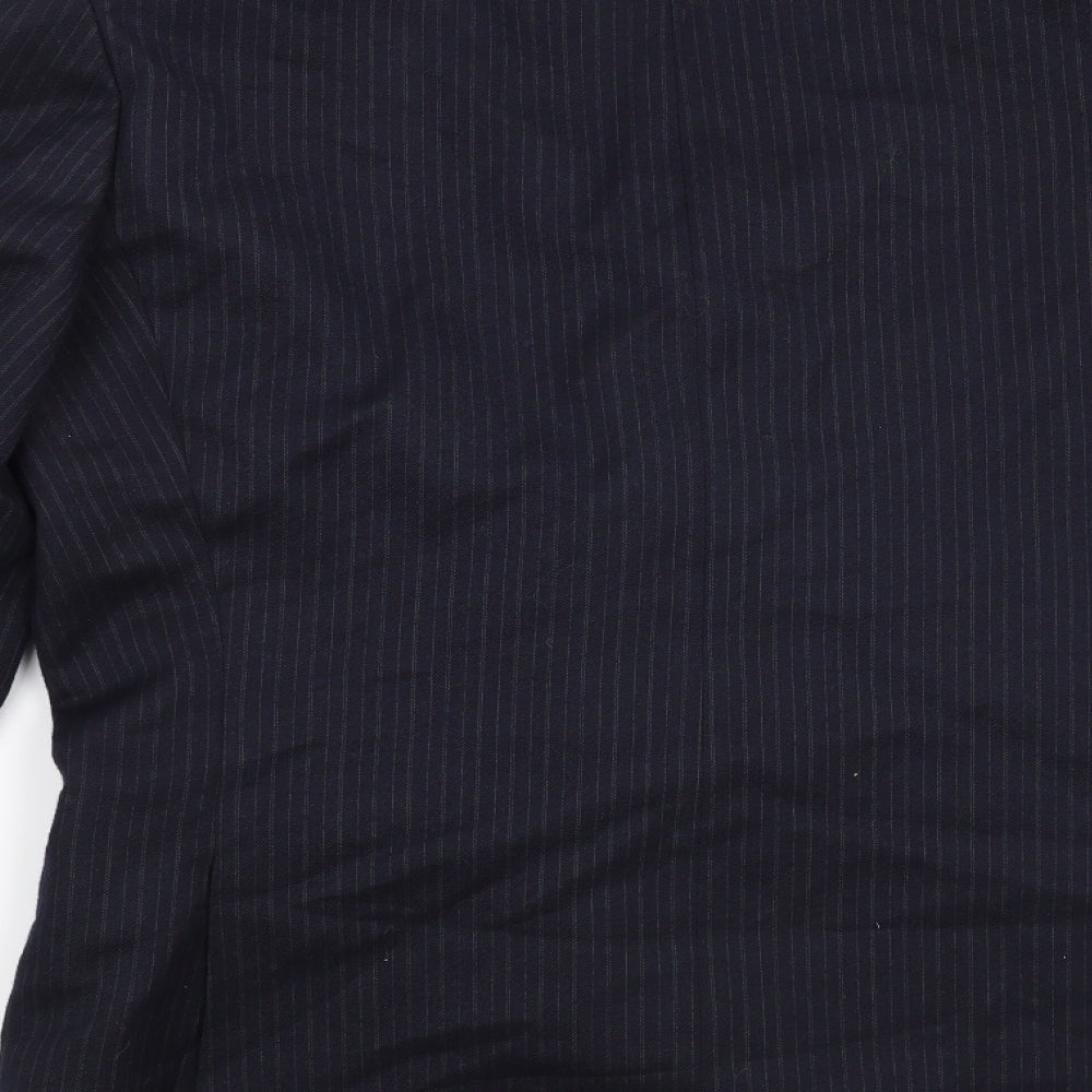 Debenhams Mens Blue Striped  Jacket Suit Jacket Size 38