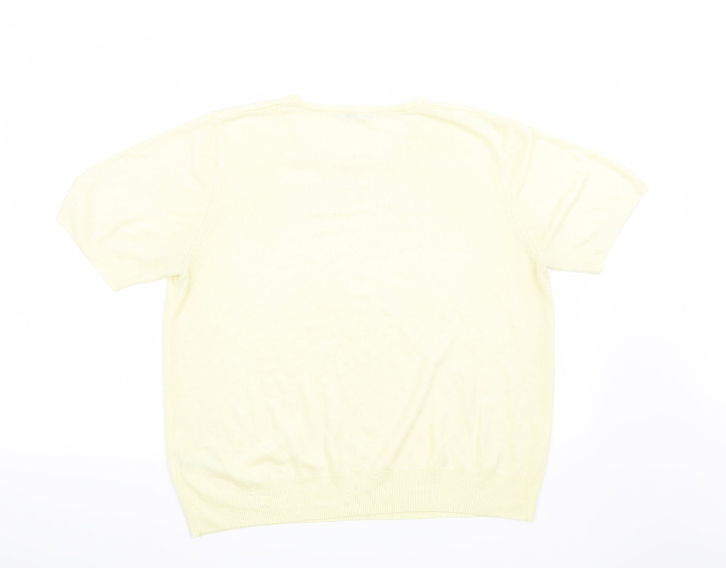 Marks and Spencer Womens Yellow   Pullover Jumper Size 18