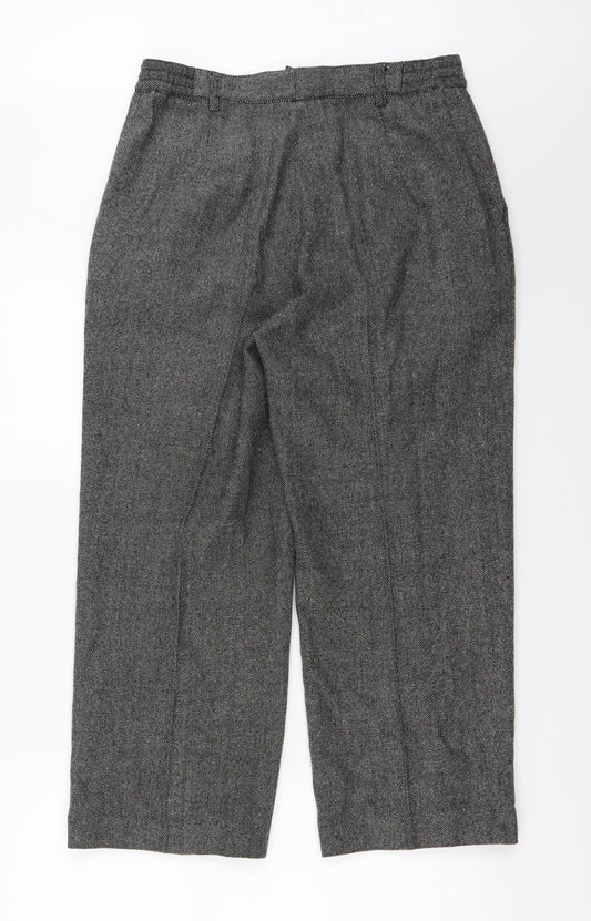 Oscar B Womens Black   Trousers  Size 14 L24 in