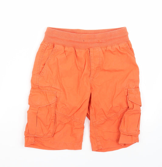 Gap Boys Orange  Ramie Cargo Trousers Size M