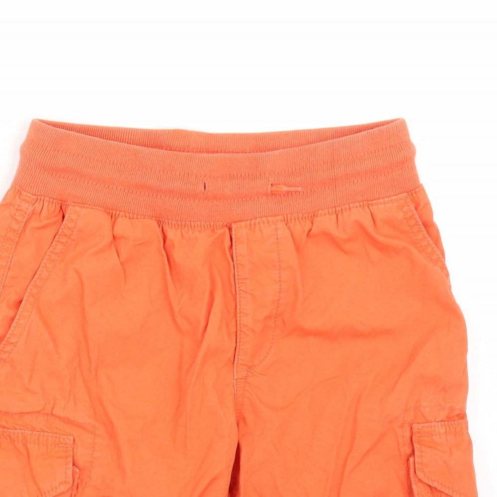 Gap Boys Orange  Ramie Cargo Trousers Size M