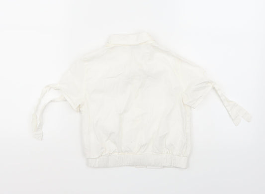 Artigi  Girls White   Basic Button-Up Size 8 Years