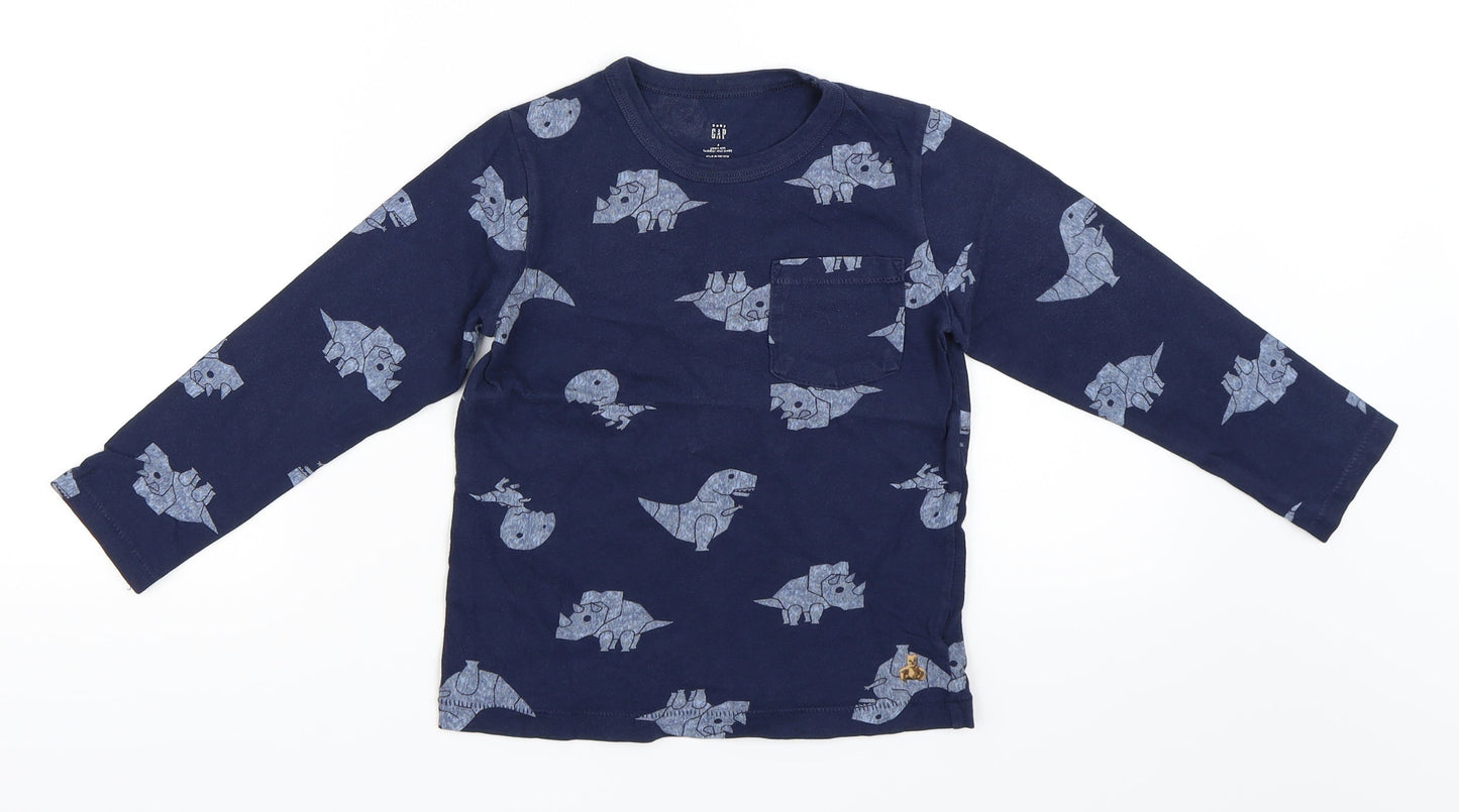 Gap Boys Blue   Basic Casual Size 5 Years  - Dinosaur
