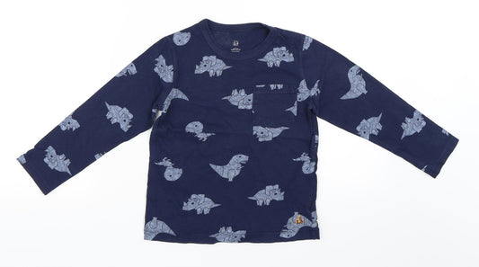 Gap Boys Blue   Basic Casual Size 5 Years  - Dinosaur