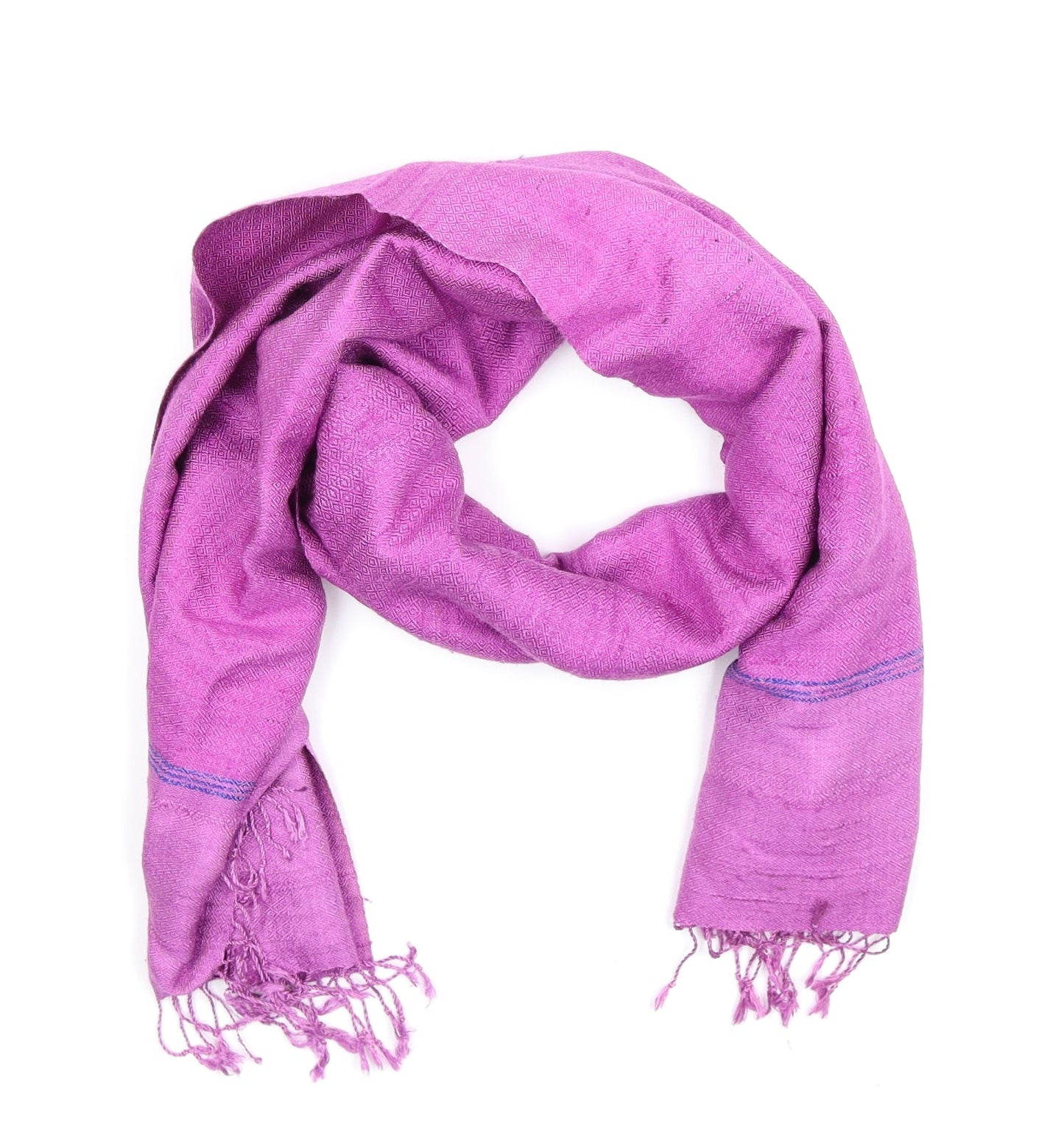 Aseana Womens Purple Striped   Scarf