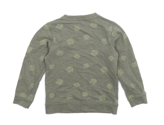 Vertbaudet Boys Green   Pullover Sweatshirt Size 8 Years