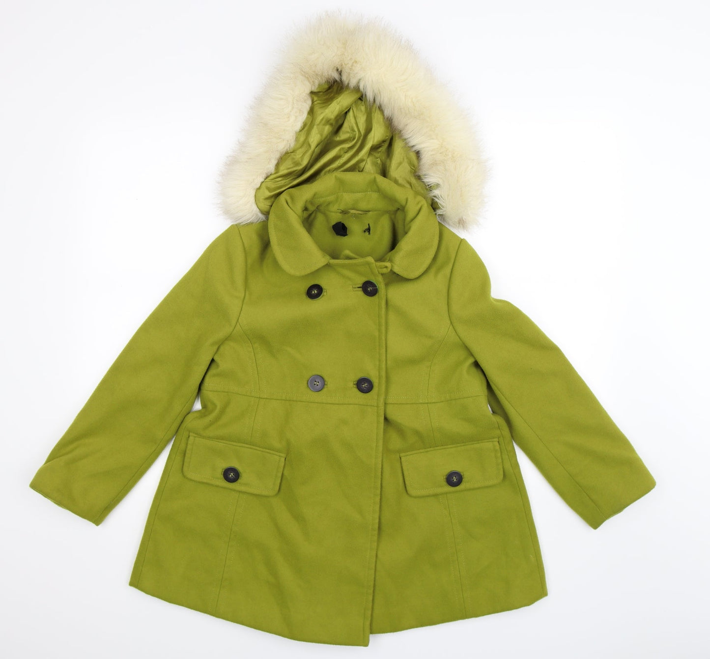 Topshop Womens Green   Jacket Coat Size 6