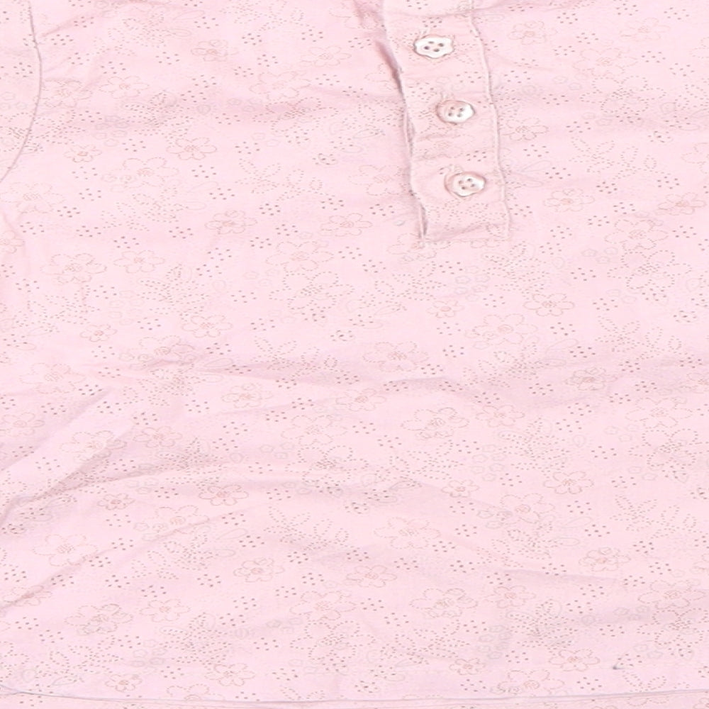Mothercare Girls Pink   Basic Blouse Size 9-12 Months