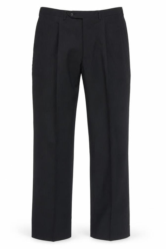 Sanremo Mens Blue Striped  Trousers  Size 32 in L29 in