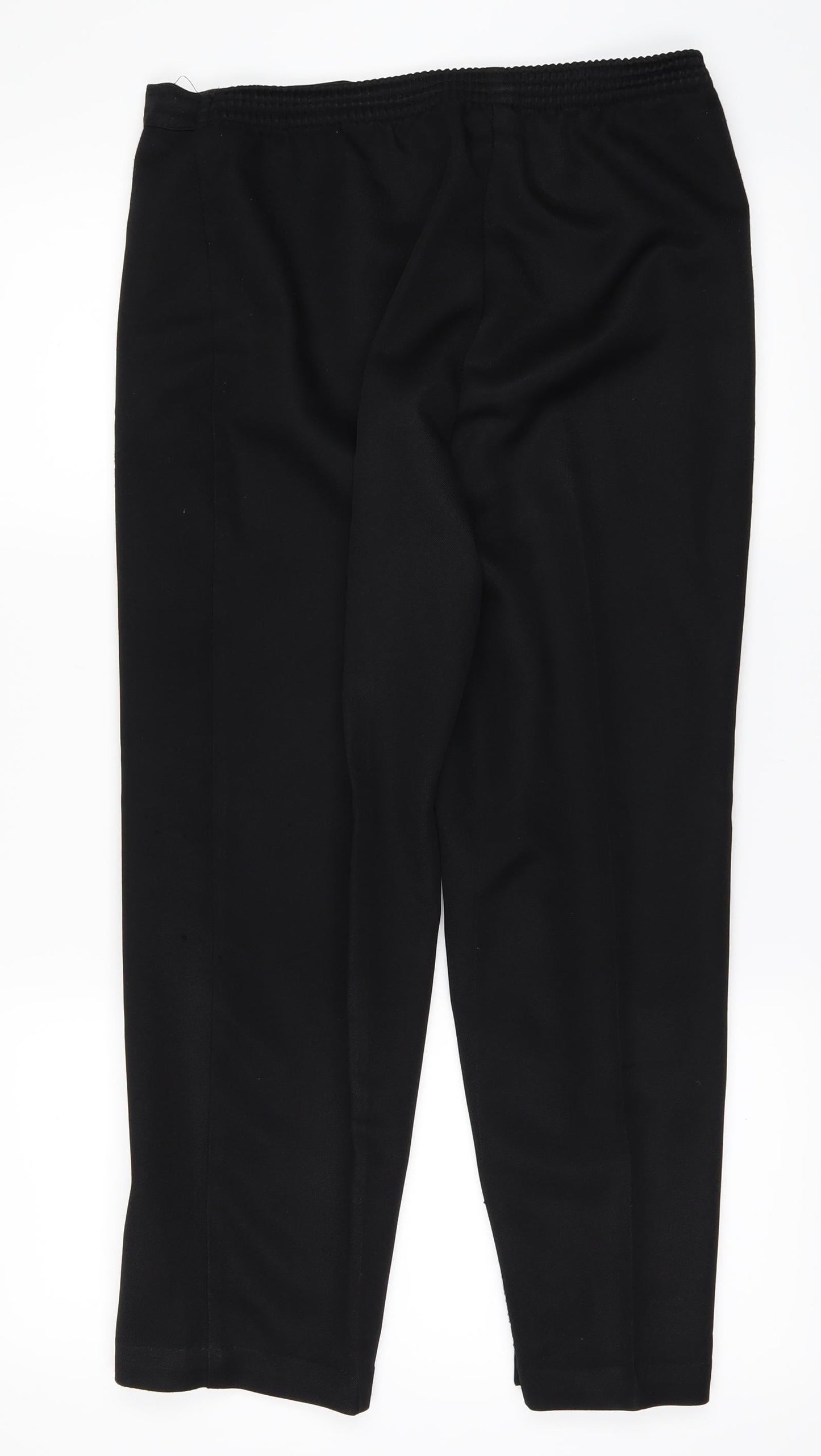 C&A Womens Black   Trousers  Size 12 L25 in