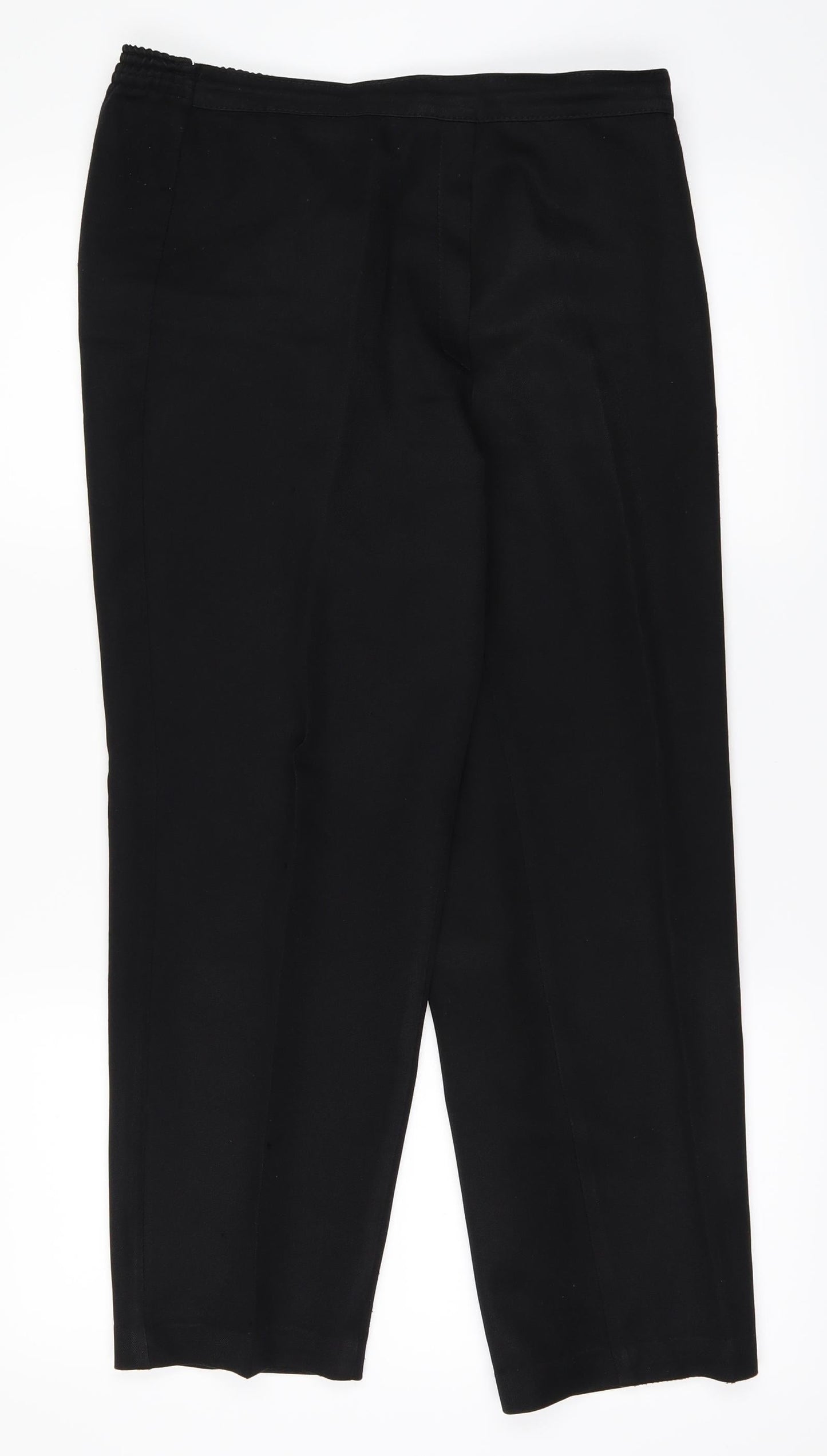 C&A Womens Black   Trousers  Size 12 L25 in