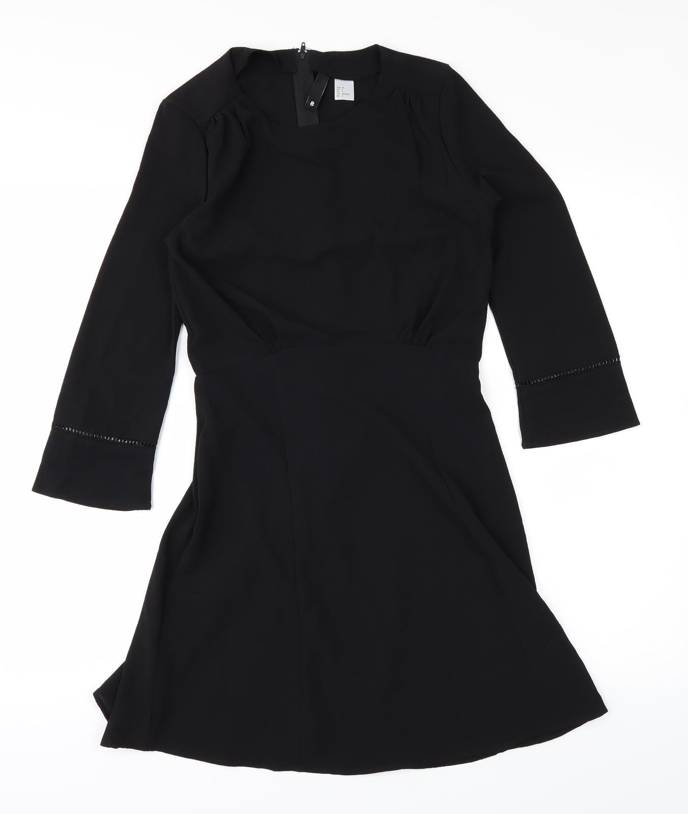 Preworn Womens Black   A-Line  Size 8